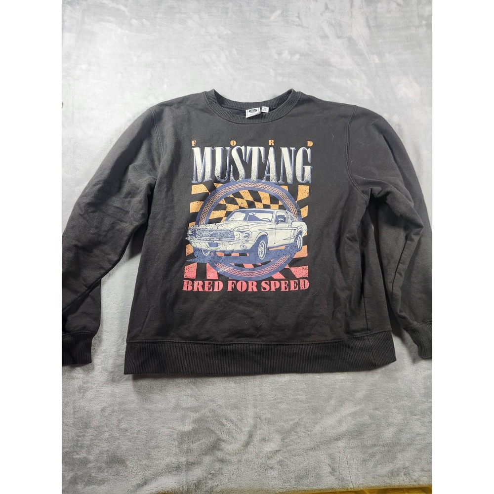 Ford Official Licensed Product Women's Mustang Long‎ Sleeve Sweatshirt Size M